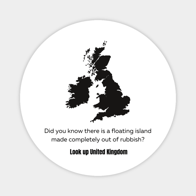 Look Up The UK Funny Magnet by Ckrispy